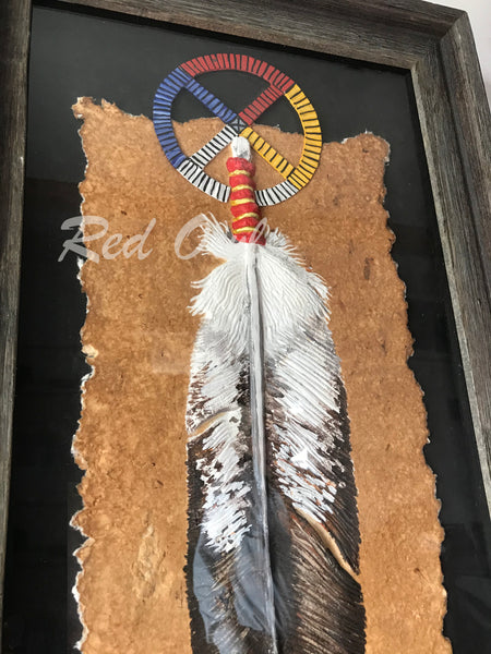 native american feather drawings