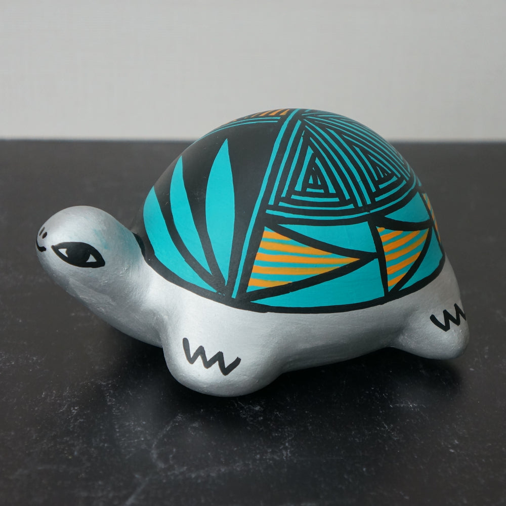 Painted Ceramic Turtles Eight Designs Seven Fires Art