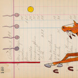 Fine Art Print - Antique Ledger #140 - Defender of Lakota